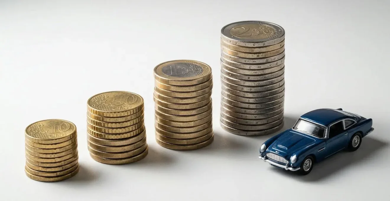 Graphique comparatif montrant l'impact de différents niveaux de franchise sur le coût annuel de l'assurance